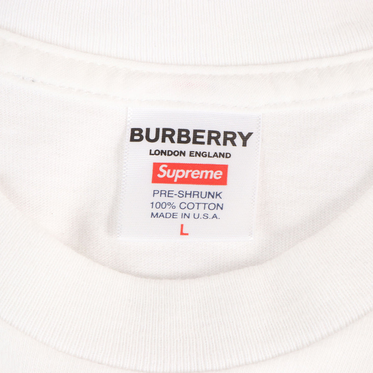 22SS ×BURBERRY ノバチェック BOXロゴ Tシャツ(Box Logo Tee)