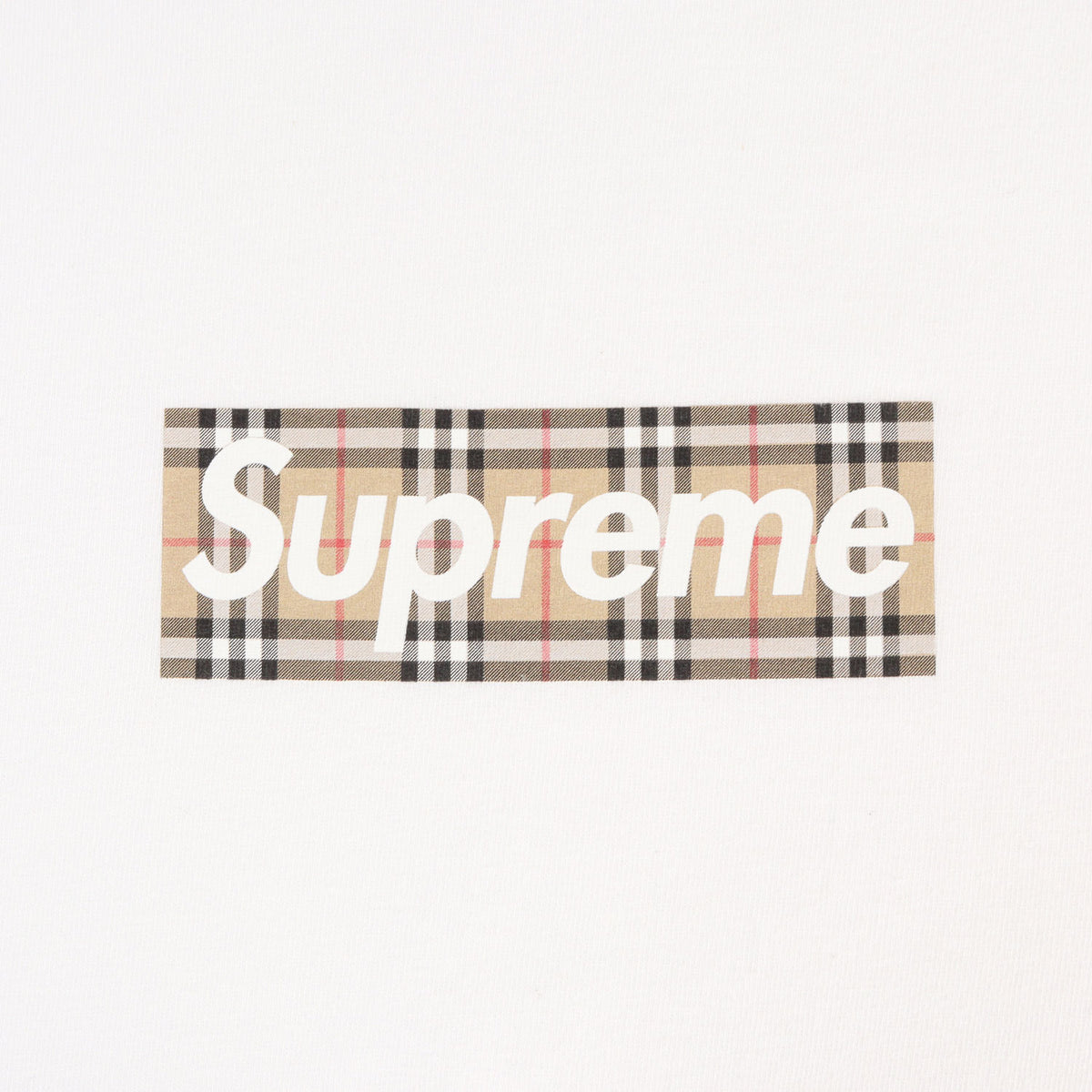 22SS ×BURBERRY ノバチェック BOXロゴ Tシャツ(Box Logo Tee)