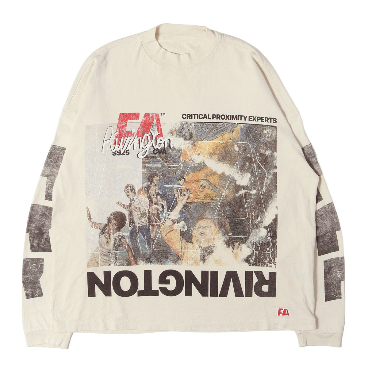 25SS グラフィック オーバーサイズ ロングスリーブ Tシャツ(CRITICAL PROXIMITY LS TEE)