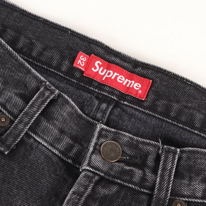 ストーンウォッシュ加工 スリム デニムパンツ (Stone Washed Slim Jean)