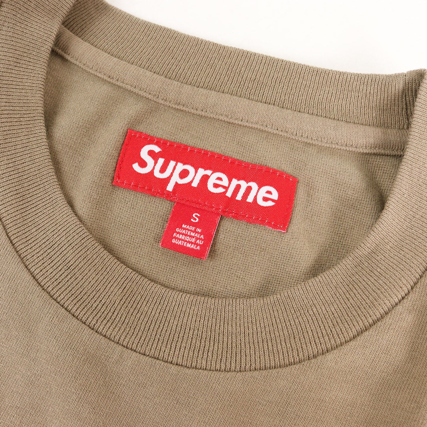 24SS ウォッシュ加工 タギングロゴ Tシャツ(Washed Tag S/S Top)