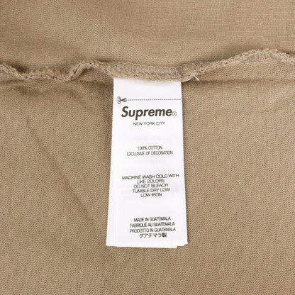 24SS ウォッシュ加工 タギングロゴ Tシャツ(Washed Tag S/S Top)
