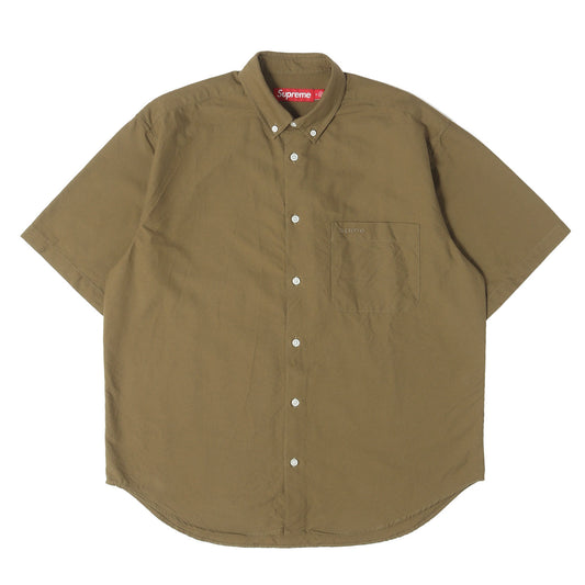 24SS ルーズフィット オックスフォード ボタンダウン 半袖シャツ(Loose Fit S/S Oxford Shirt)