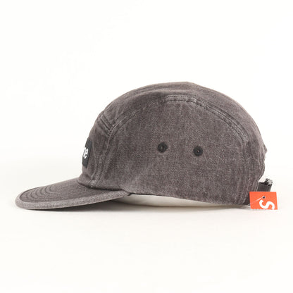 ウォッシュドデニム BOXロゴ キャンプキャップ (Denim Camp Cap)