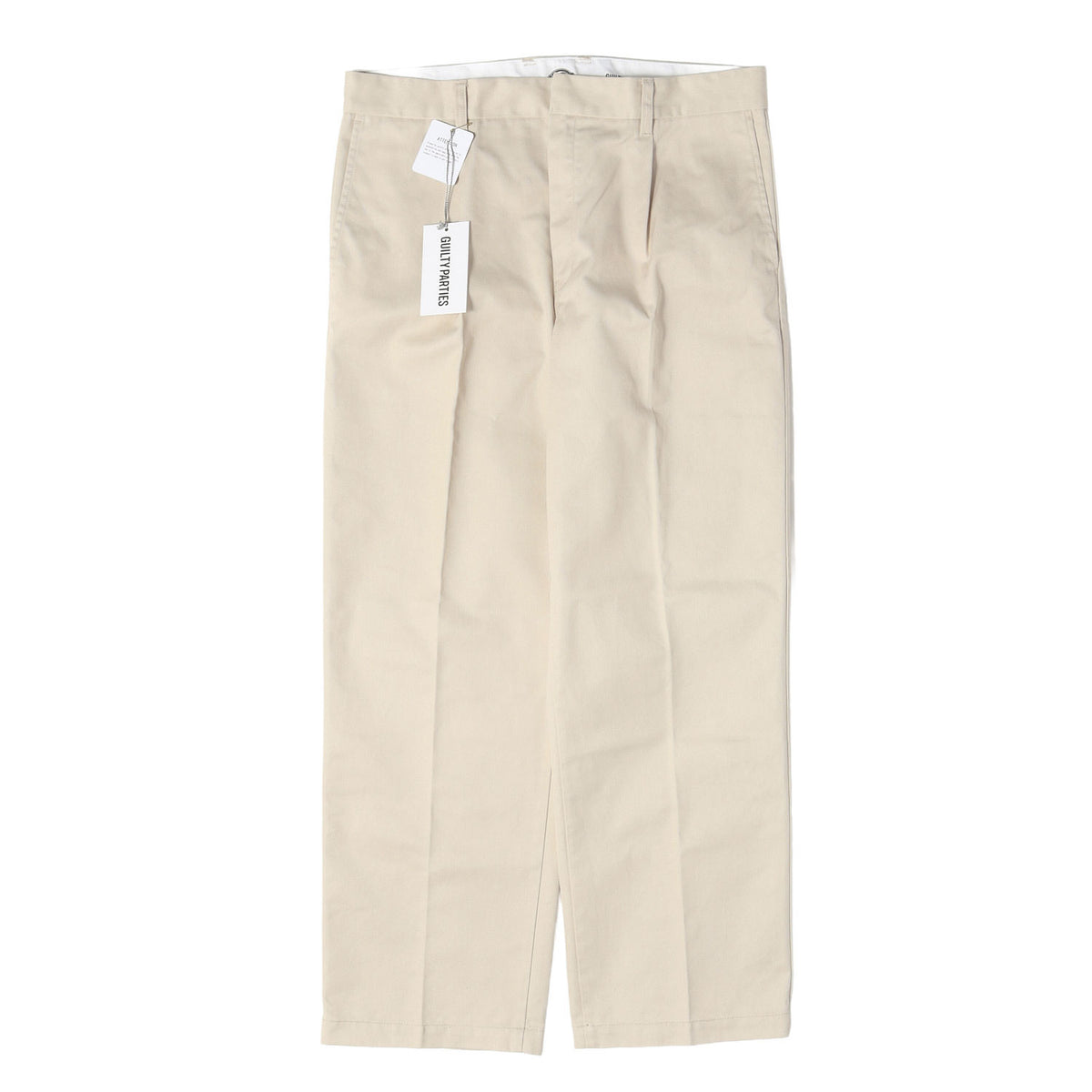 25SS ×Dickies T/Cツイル 1タック ワーク チノパンツ(PLEATED TROUSERS)