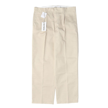 25SS ×Dickies T/Cツイル 1タック ワーク チノパンツ(PLEATED TROUSERS)