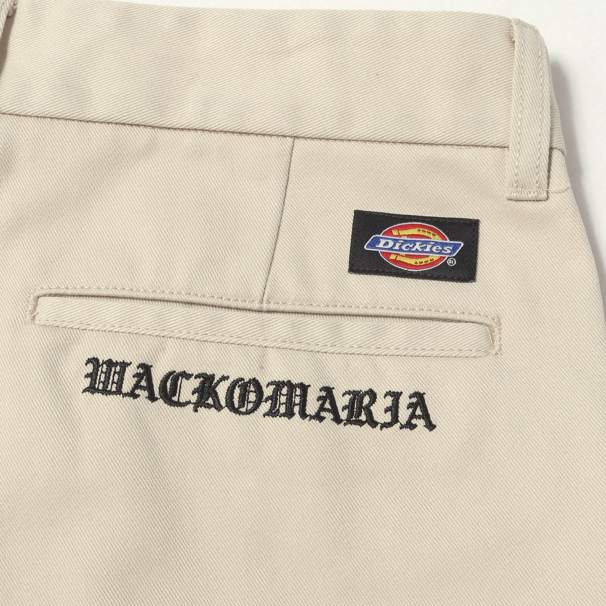 25SS ×Dickies T/Cツイル 1タック ワーク チノパンツ(PLEATED TROUSERS)