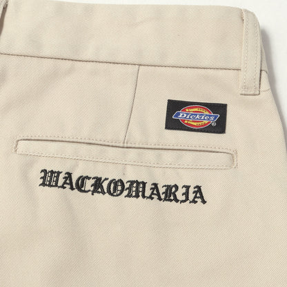 25SS ×Dickies T/Cツイル 1タック ワーク チノパンツ(PLEATED TROUSERS)