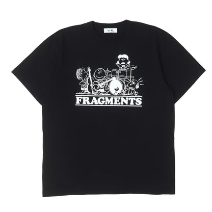 ×fragment design ×PEANUTS スヌーピー バンドTシャツ