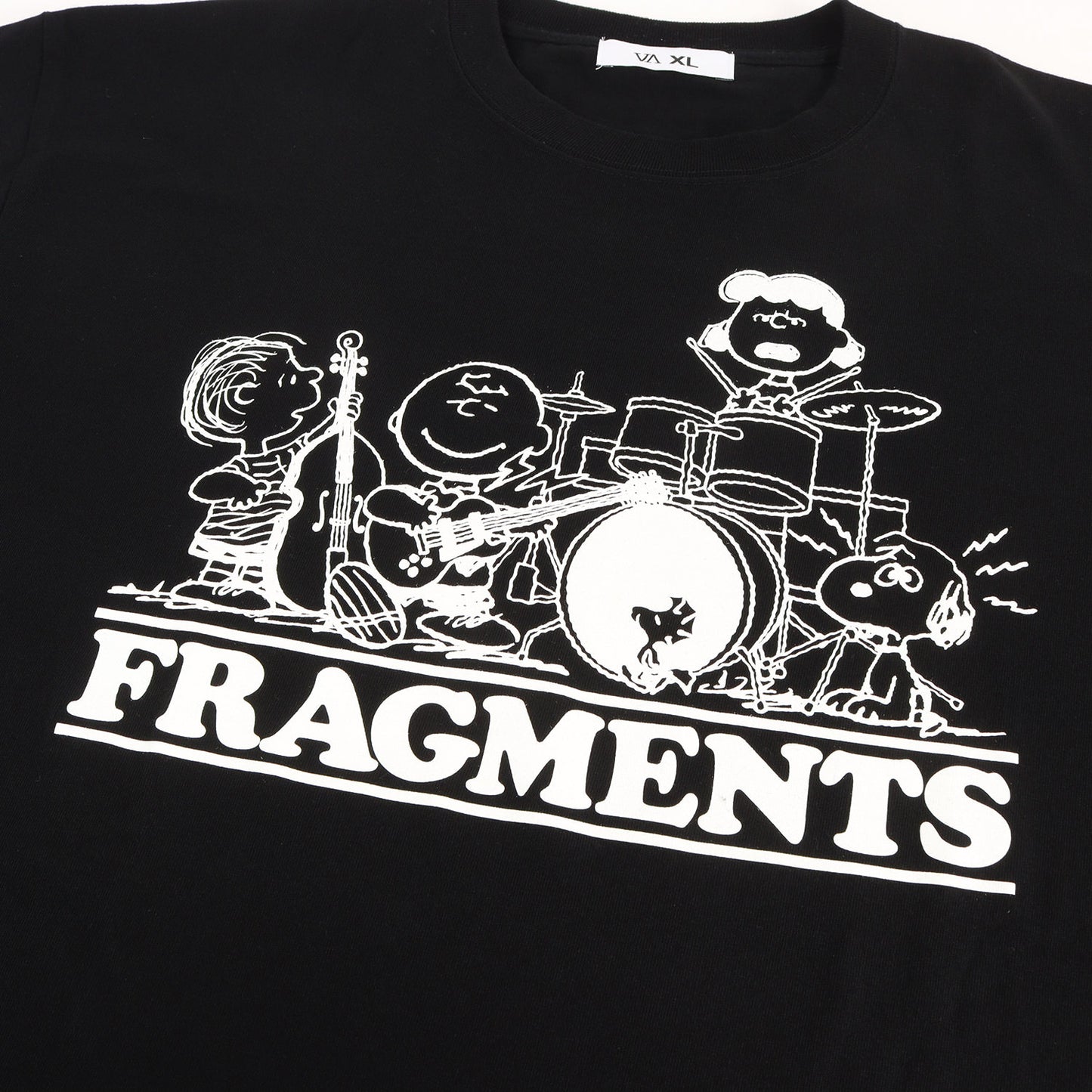 ×fragment design ×PEANUTS スヌーピー バンドTシャツ