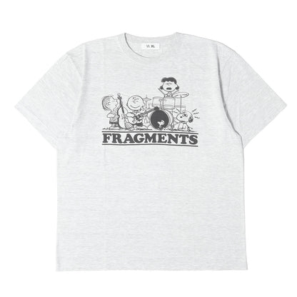×fragment design ×PEANUTS スヌーピー バンドTシャツ