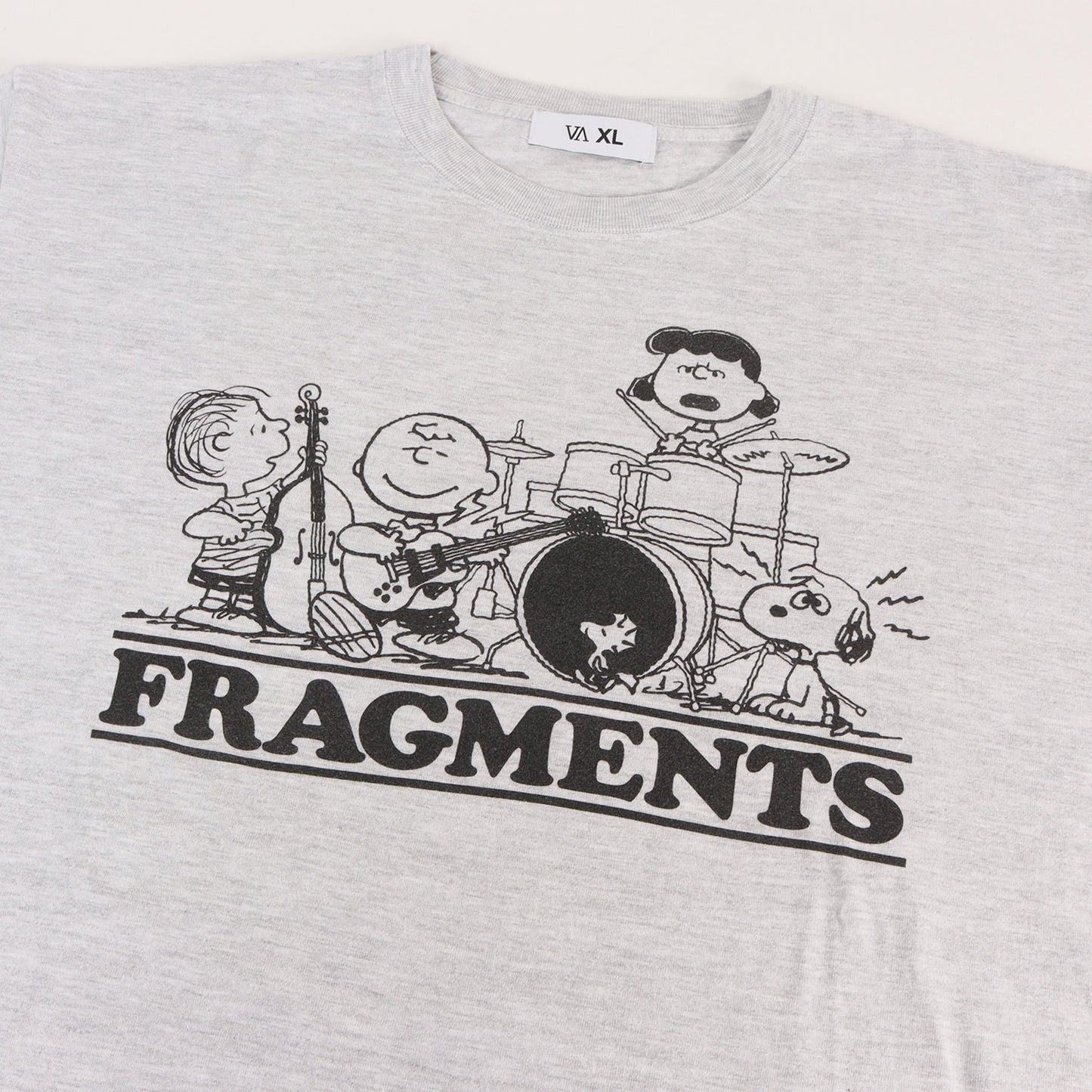 ×fragment design ×PEANUTS スヌーピー バンドTシャツ