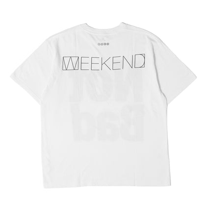 WEEKEND限定 Not Badロゴ クルーネック Tシャツ