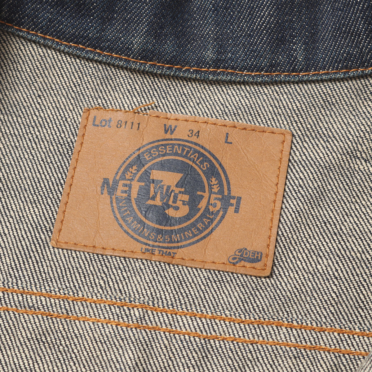 90s Lot 8111 3rdタイプ セルビッチ デニムジャケット