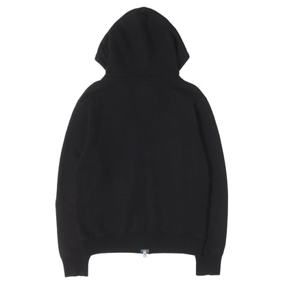 00s 初売り限定 ×fragment design ワッペン付き ライダースデザイン ジップ スウェットパーカー