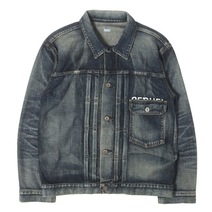 22AW ×fragment design 1stタイプ ヴィンテージ加工 デニムジャケット(DENIM JACKET)
