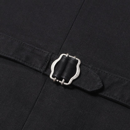 チェーン刺繍ロゴ キャンバス ベスト