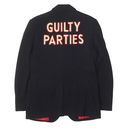 ×WoolRich メルトンウール バックロゴ テーラードジャケット