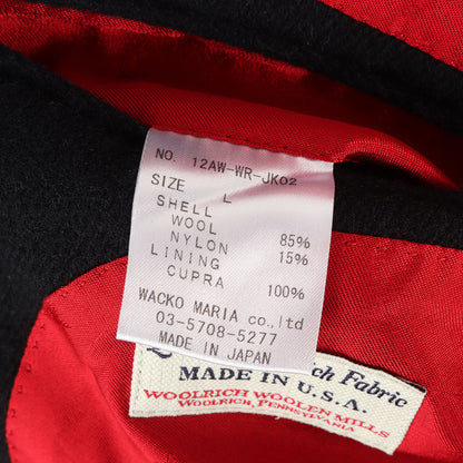 ×WoolRich メルトンウール バックロゴ テーラードジャケット
