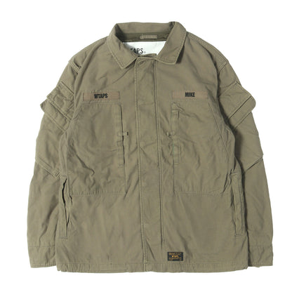 NBC バックサテン ミリタリージャケット (NBC / JACKET)