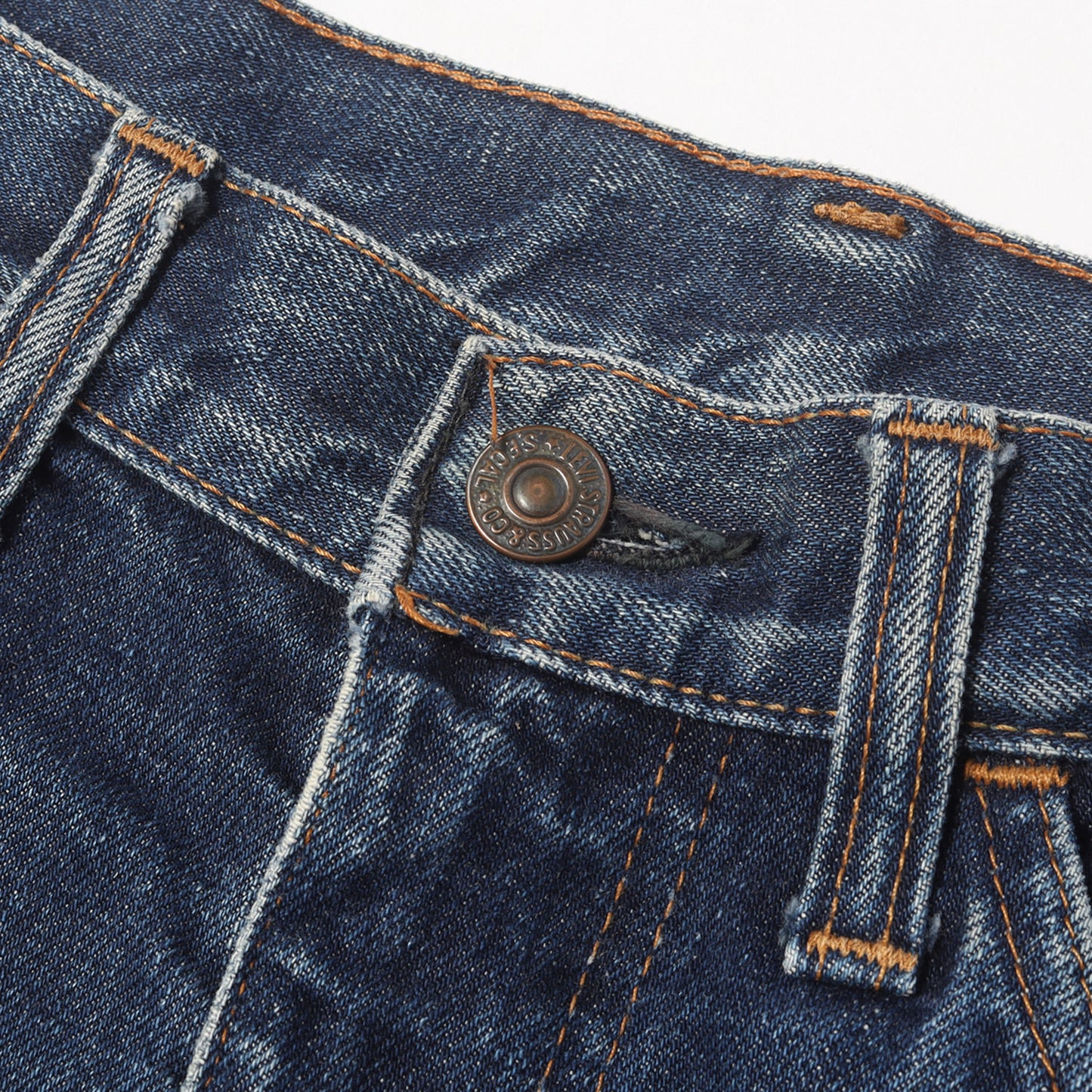 [雰囲気抜群] 60s 606 Big E デニムパンツ / USA製 ボタン裏刻印4
