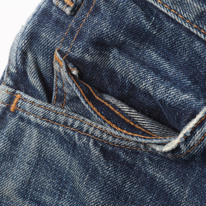 [雰囲気抜群] 60s 606 Big E デニムパンツ / USA製 ボタン裏刻印4