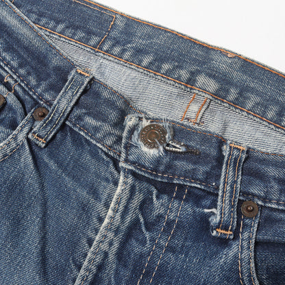 [雰囲気抜群 両耳付き] 60s 505 Big E デニムパンツ / USA製 ボタン裏刻印5
