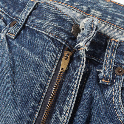 [雰囲気抜群 両耳付き] 60s 505 Big E デニムパンツ / USA製 ボタン裏刻印5