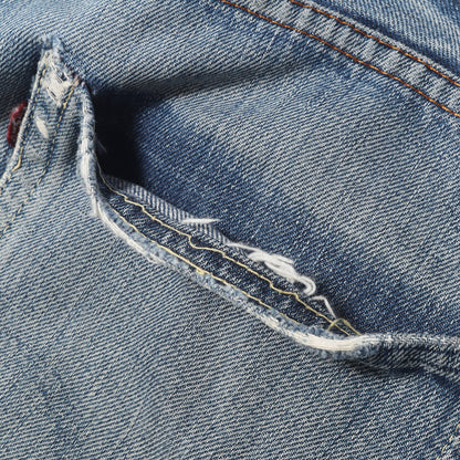 [雰囲気抜群 両耳付き] 60s 505 Big E デニムパンツ / USA製 ボタン裏刻印5