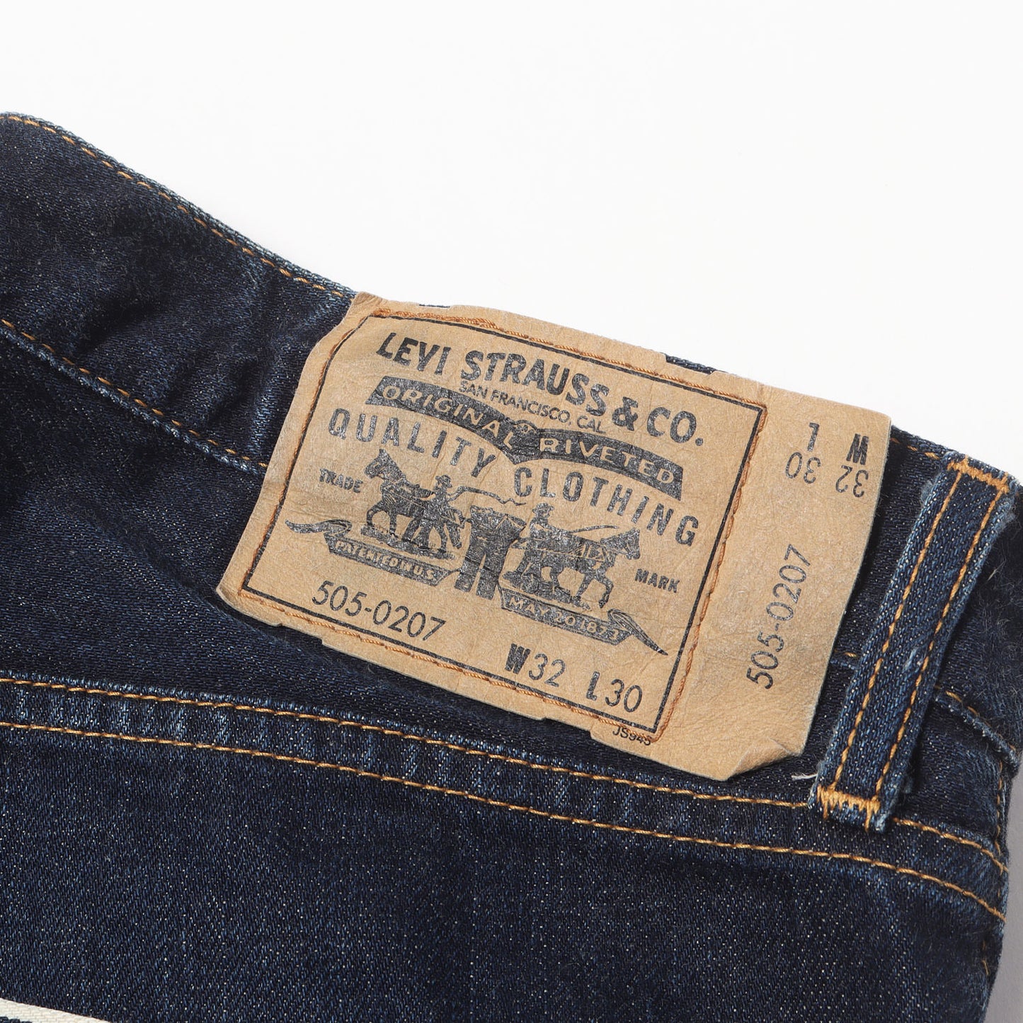 00s ×Levi's Fenom 505-207 リンスウォッシュ デニムパンツ