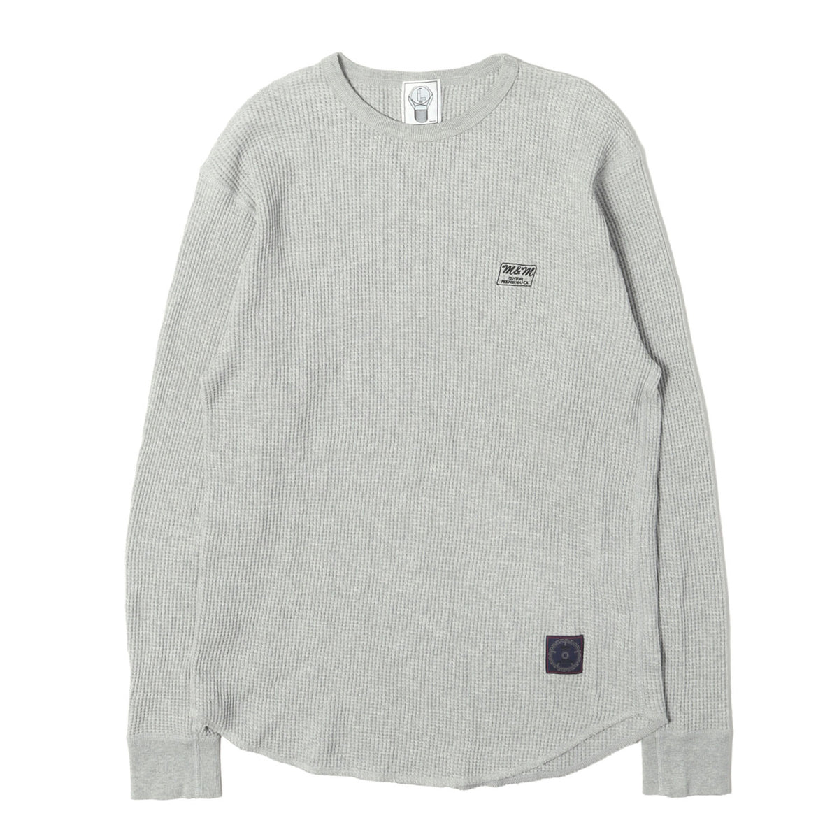 20SS ロゴプリント サーマル ロングスリーブ Tシャツ(WAFFLE L/S T-SHIRT)