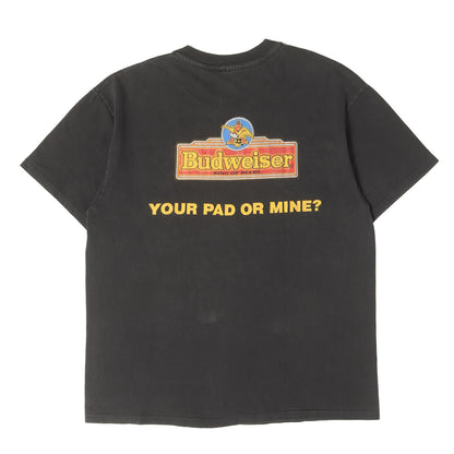 [希少モデル] 90s Budweiser 両面プリント スリー フロッグ カエル Tシャツ