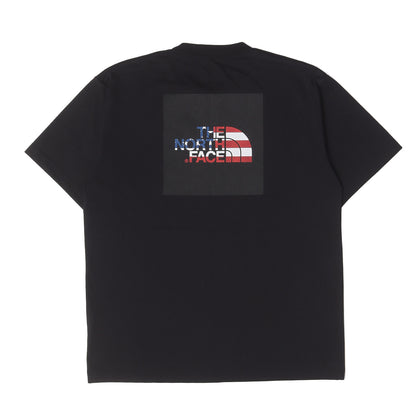[2枚セット] 星条旗 スクエアロゴ Tシャツ (S/S National Flag Square Logo Tee)