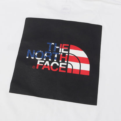 [2枚セット] 星条旗 スクエアロゴ Tシャツ (S/S National Flag Square Logo Tee)