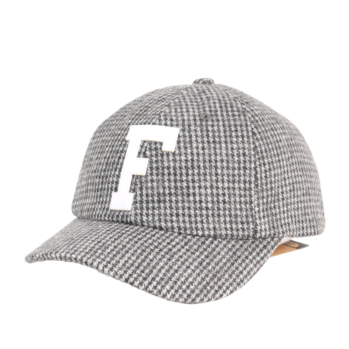 Fロゴ 千鳥格子 ウール 6パネルキャップ (TNF Logo Flannel Cap)