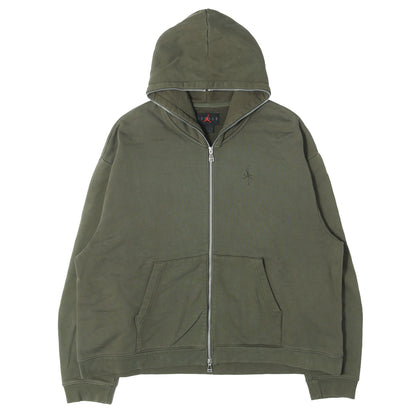 24SS ×Travis Scott JORDAN オーバーサイズ ジップ スウェットパーカー(Full-Zip Hoodie)