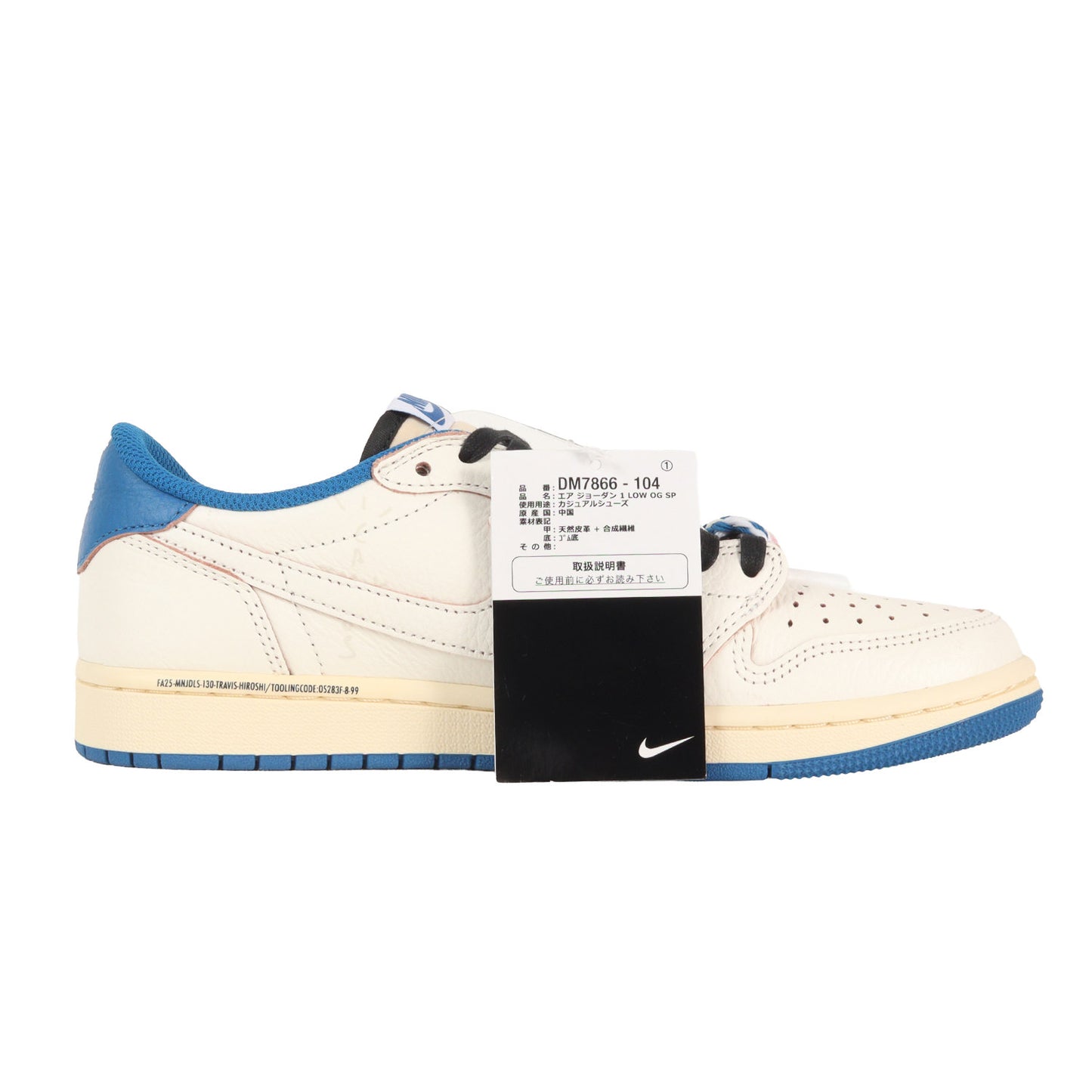 ×Travis Scott ×fragment AIR JORDAN 1 LOW OG SP (DM7866-104)