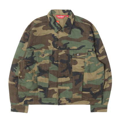 25AW ジャガードロゴ柄 デニム トラッカージャケット(Jacquard Logos Denim Trucker Jacket)