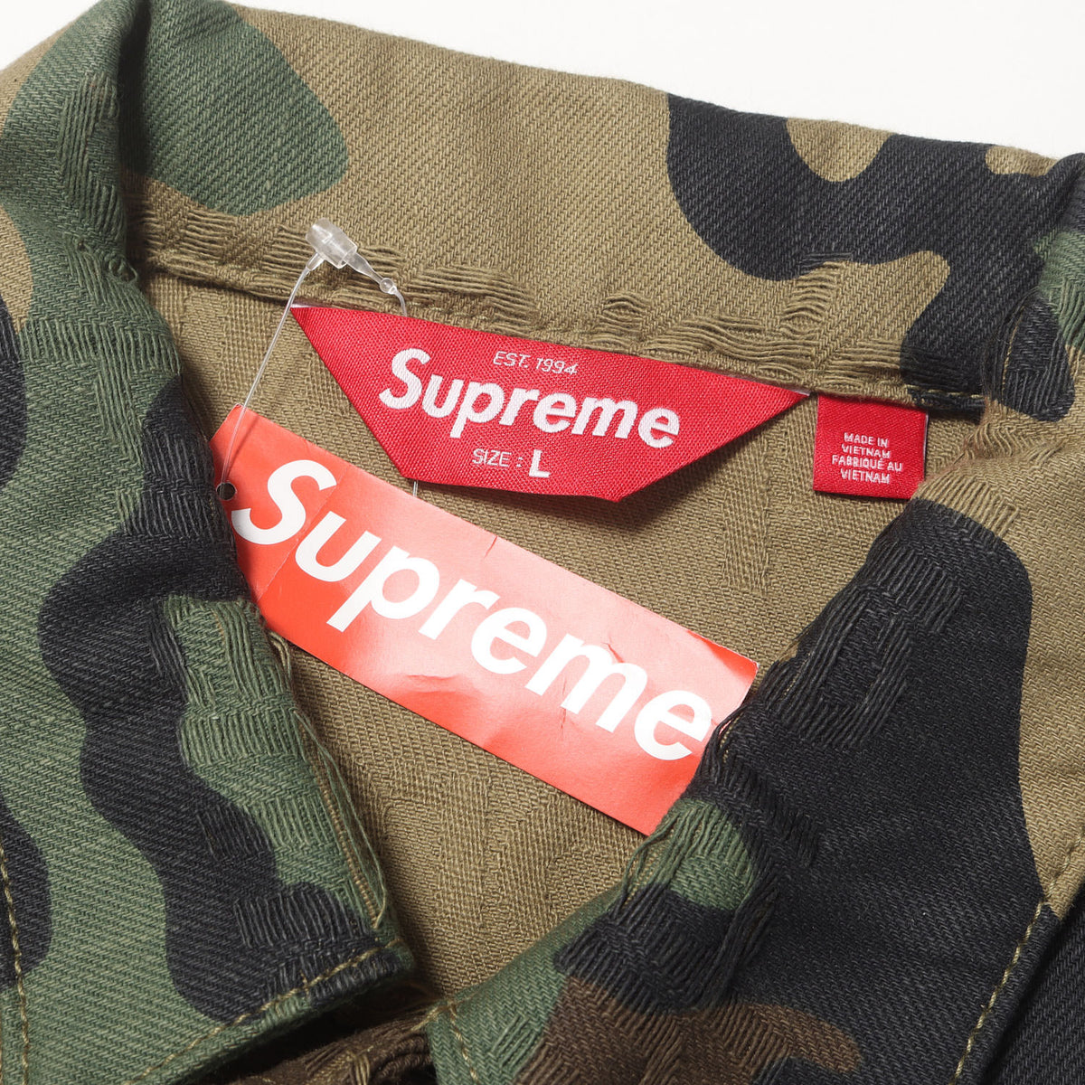 25AW ジャガードロゴ柄 デニム トラッカージャケット(Jacquard Logos Denim Trucker Jacket)