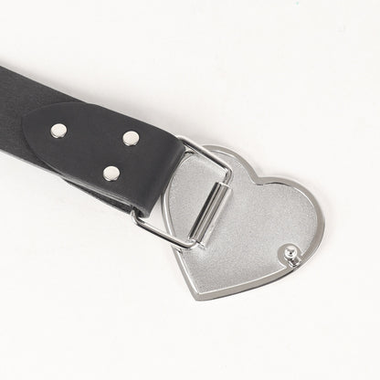 25SS ハートバックル レザーベルト(HEART BUCKLE BELT)