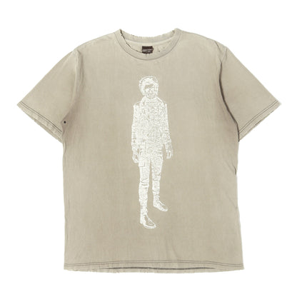 04SS ドリーム期 ダメージ加工 ザ・クラッシュ ジョー・ストラマー スカル Tシャツ