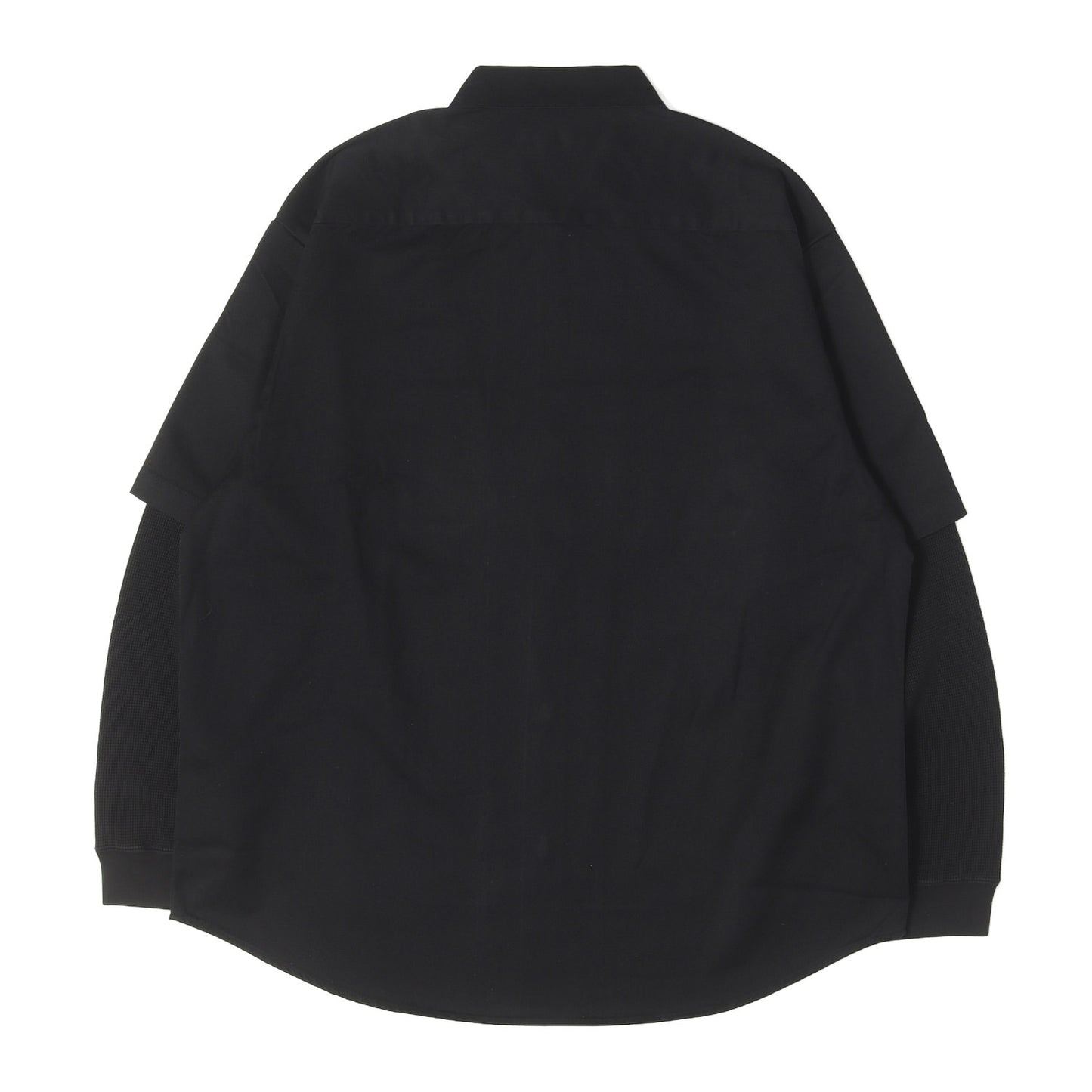23AW サーマルレイヤード ワッペン付き ワークシャツ (Thermal Sleeve Work Shirt)