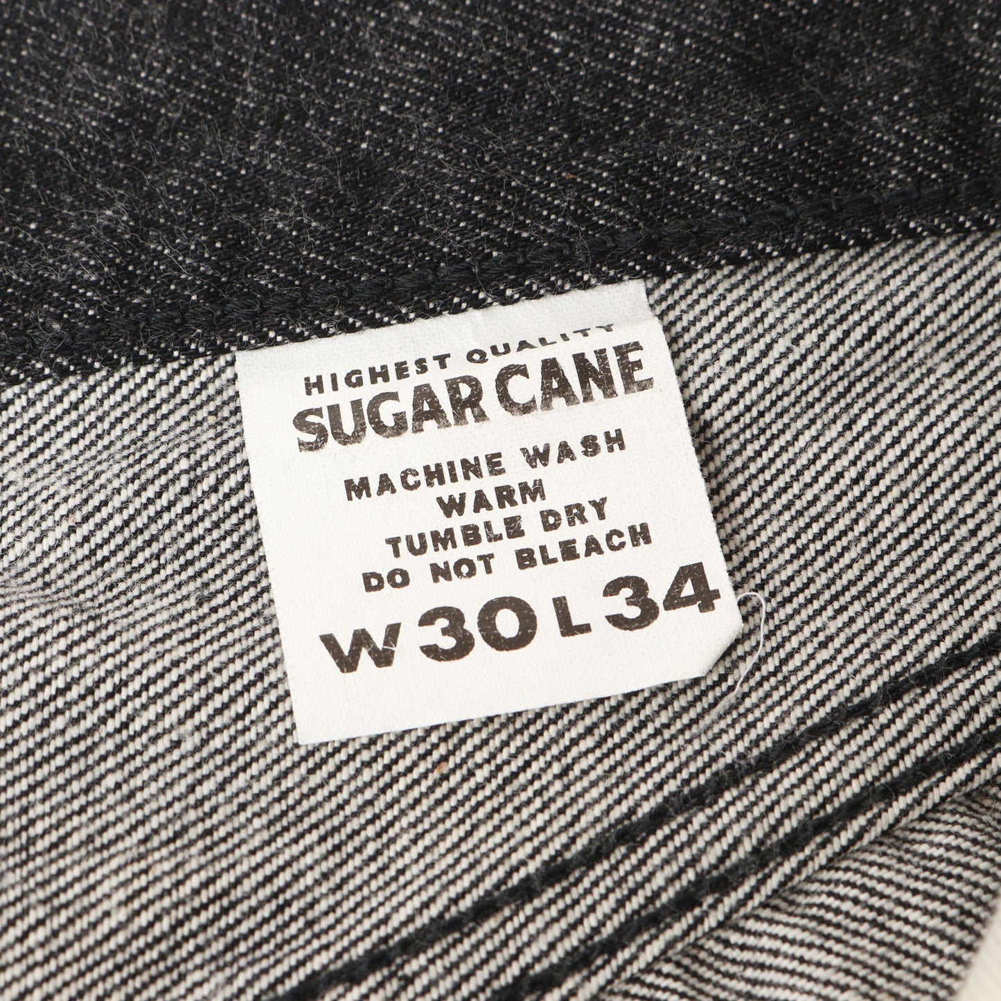 1947年モデル 5ポケット ボタンフライ ブラック デニムパンツ (14.25oz. BLACK DENIM 1947 MODEL)