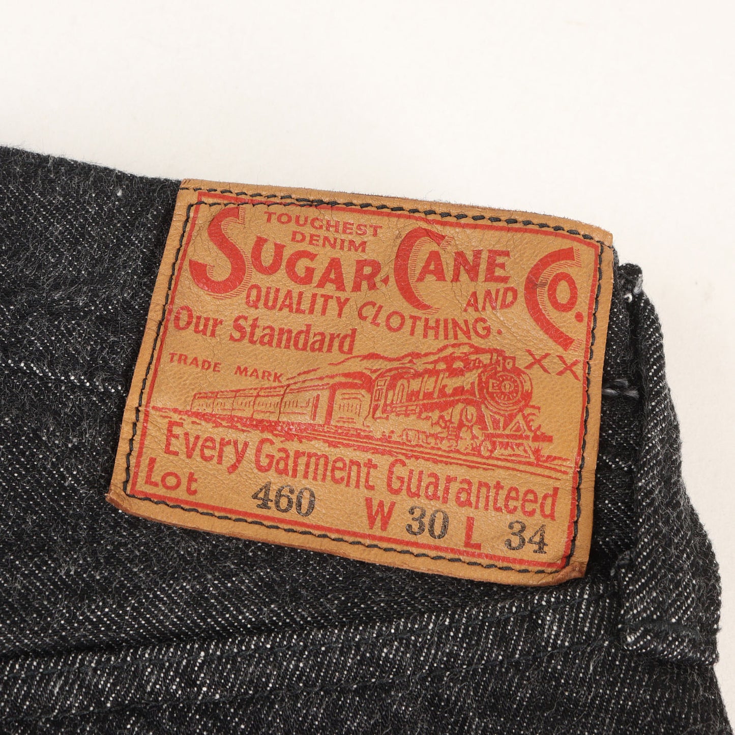 1947年モデル 5ポケット ボタンフライ ブラック デニムパンツ (14.25oz. BLACK DENIM 1947 MODEL)