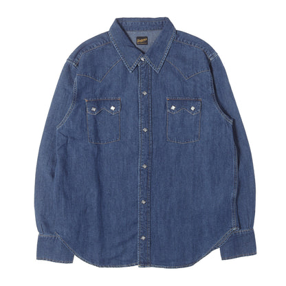 ヴィンテージ加工 ウエスタン デニムシャツ(T-WESTERN DENIM SHIRTS)