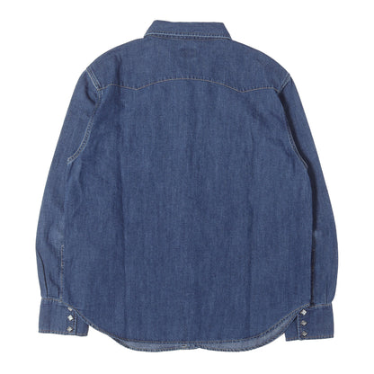 ヴィンテージ加工 ウエスタン デニムシャツ(T-WESTERN DENIM SHIRTS)