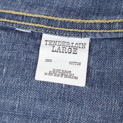 ヴィンテージ加工 ウエスタン デニムシャツ(T-WESTERN DENIM SHIRTS)