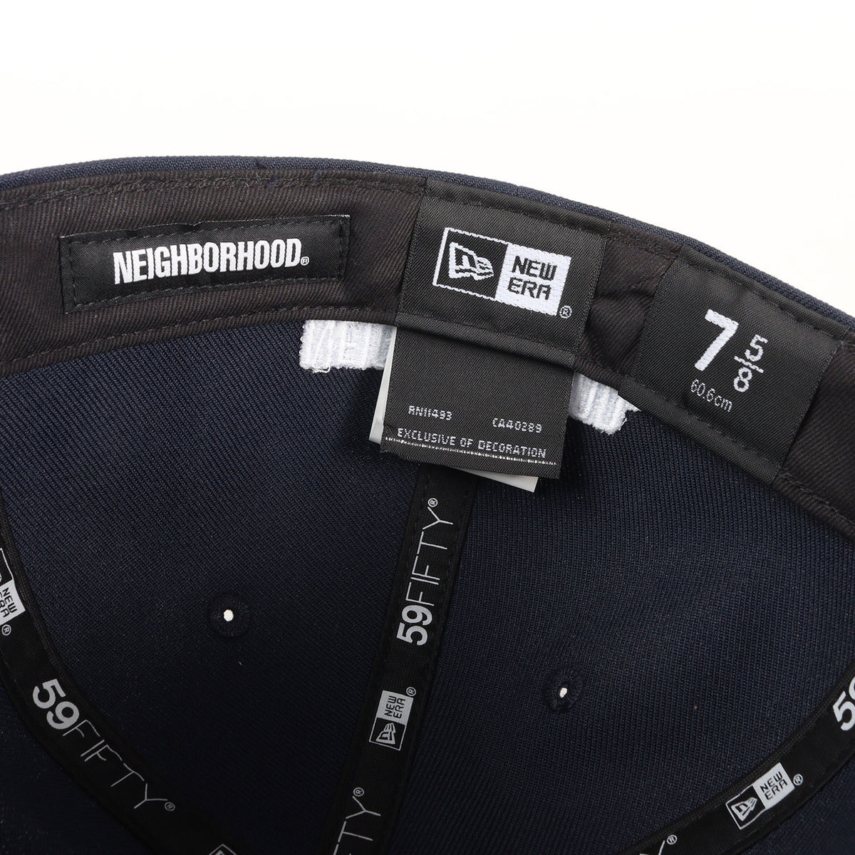 26SS ×NEW ERA ロゴ刺繍 ベースボールキャップ(59FIFTY)