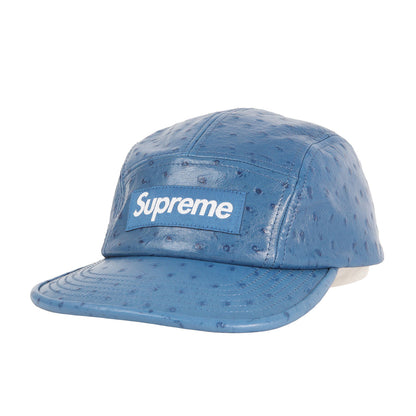 26SS オーストリッチ型押しレザー ゴアテックス キャンプキャップ(Ostrich Embossed Leather GORE-TEX Camp Cap)