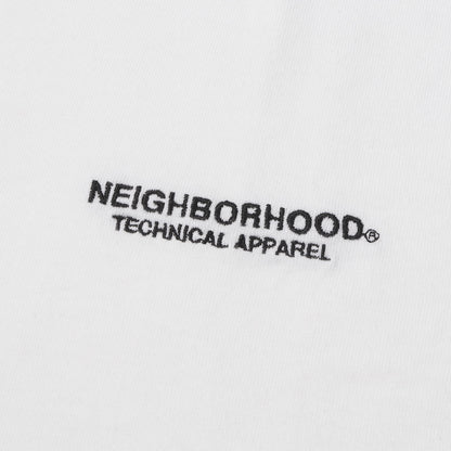 25SS ブランドロゴ刺繍 クルーネック Tシャツ
